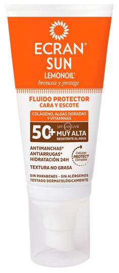 fluide solaire SPF 50 Facial tube de 50 ml