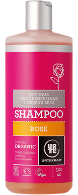 Shampooing bio rose pour cheveux secs 500 ml