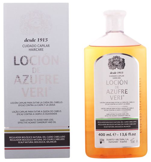 Veri Lotion de soufre bouteille.