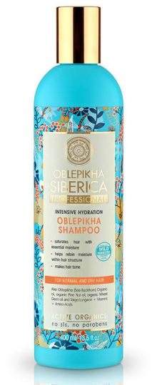 Shampooing Oblepikha pour cheveux normaux et secs 400 ml