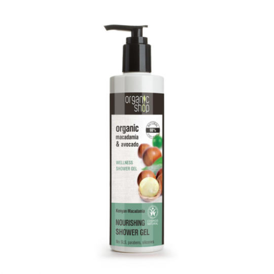 Gel Douche Nourrissant Macadamia et Avocat 280 ml