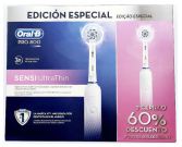 Ensemble de 2 brosses à dents électriques Pro800 Sensi Ultra Thin