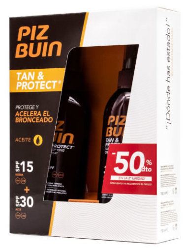 Huile Tan & Protect spf 15 + spf 30 x 150 ml