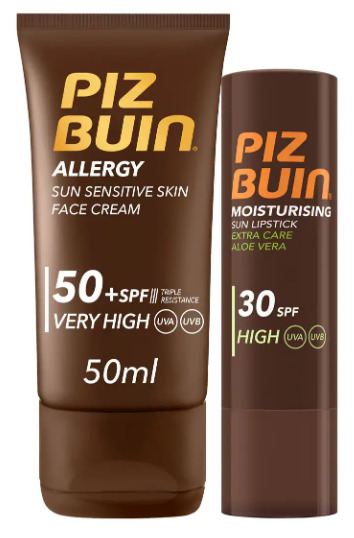 Allergie Visage spf 50 ml + Stick à lèvres cadeau spf 30