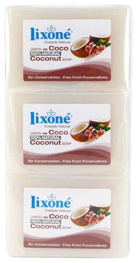 Savon à la noix de coco 100% naturel 3 x 125 gr