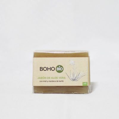 Savon miel et karité à l'aloe vera Bio 100 gr