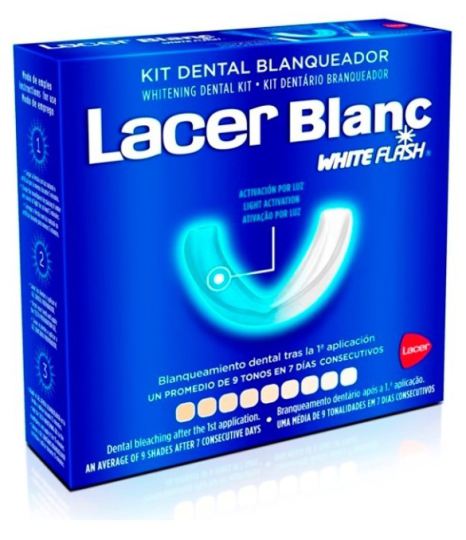 Blanc Blanc Flash Blanchiment des dents Set 3 Pcs