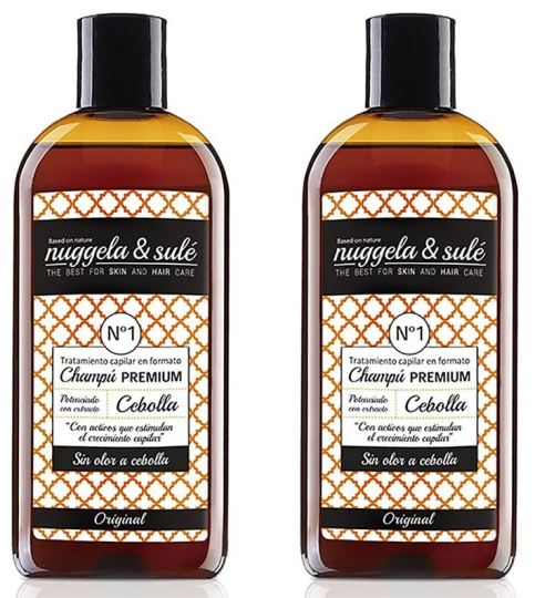 Shampooing premium à l'oignon, paquet de 2x250 ml