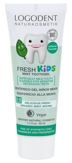 Dentifric Enfants Menthe Sans Fluor de 50 ml