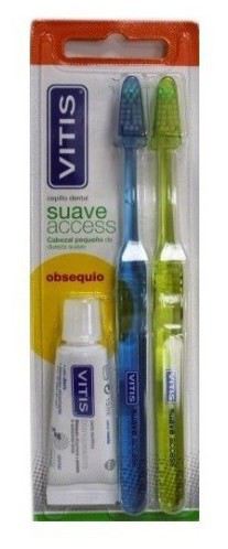 Brosse à dents douce + dentifrice Double Set Den Access