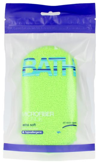 Éponge de bain en microfibre