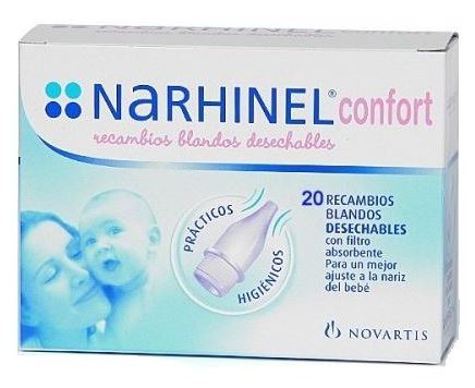 Narhinel Soft Comfort aspirateur nasal jetables 10 Recharges