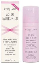 Masque facial à l'acide hyaluronique triple action 50 ml