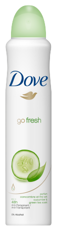 Go Fresh Déodorant Concombre Spray 250 ml