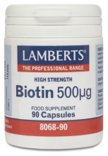 Biotine 500 mg biotine par gélule 90 gélules