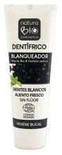 Dentifrice Blanchissant Menthe Bio &amp; Carbone Actif Sans Fluor 75 ml