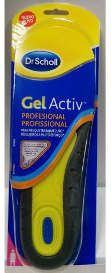 Semelles Gel Activ Homme Professionnel 42-48