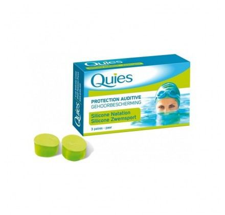 Quies Bouchons Silicone Natation 6 Unités