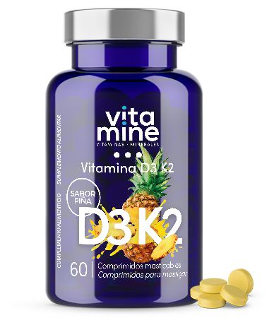 Vitamine D3 + K2 500 mg 60 comprimés