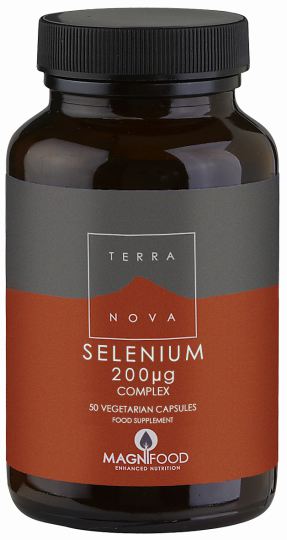 Complexe de sélénium, 200 mcg, 50 v en capsules