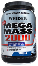 Mega Mass 2000 Arôme de vanille 1 5 kg