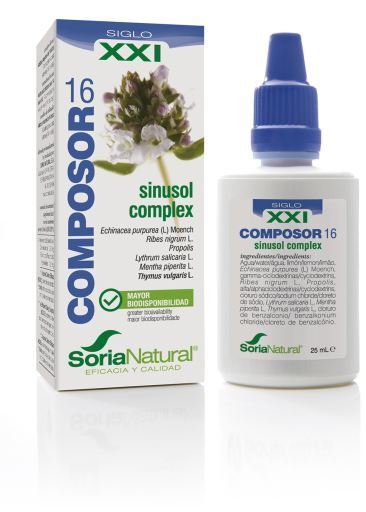 Compositeur 16 Complexe sinusol 25 ml