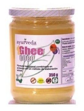 Ghee à l'huile de noix de coco biologique 350 gr