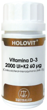 Holovit Vitamine D3 2.000 ui + K2 60 ag 50 cap