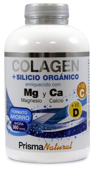 Colagène + silicium organique Mg et Ca 360 comp x 814 mg