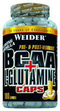 BCAA + L glutamine 180 gélules