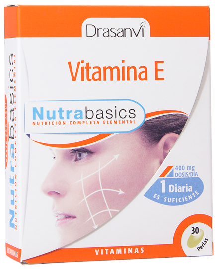 Nutrabasics - Vitamine E 30 perles