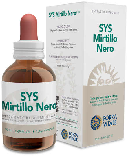 Sys.mirtillo Nero (canneberge) 50ml.