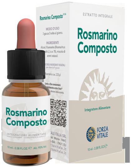 Rosmarino compost (plomb) Métal 10ml spagyrique.