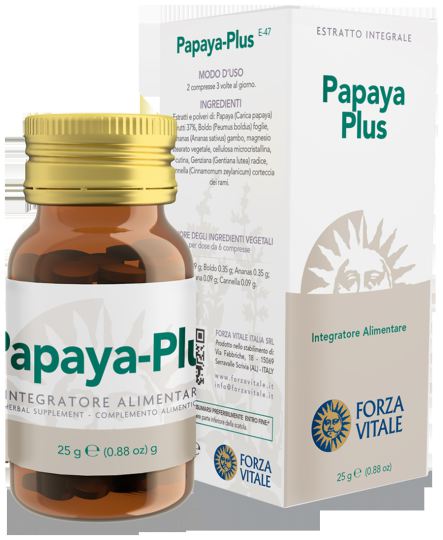 Papaya plus 25Gr.comprimidos