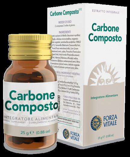 Compost Carbone 25Gr.comprimidos