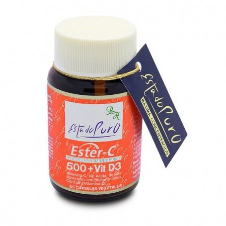 Ester C 500 + Vitamin D 3 60 Gélules Végétales