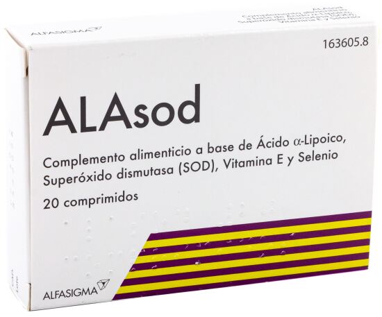 Alasod 20 comprimidos