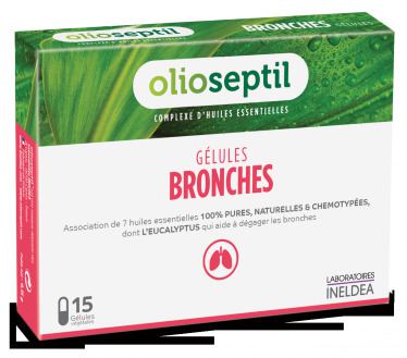 Olioseptil bronches 15 capsules