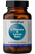 L-Theanine 200 mg et Melissa 30 capsules végétariennes