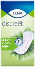 Discret Mini 3 coussinets d&#39;incontinence 20 unités