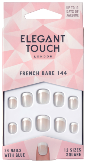 French Bare 144 Faux Ongles 24 unités