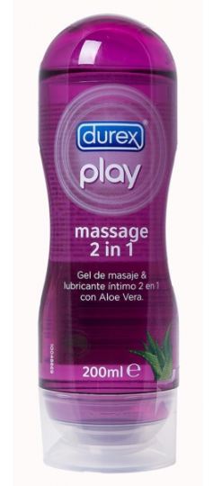 Play Massage 2 en 1 Gel d'aloe vera 200 ml