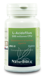 L-acidophilus 500Millones Cfu 60 Comp.