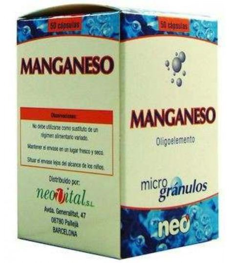 Manganèse pastilles Neo 50 Cap.