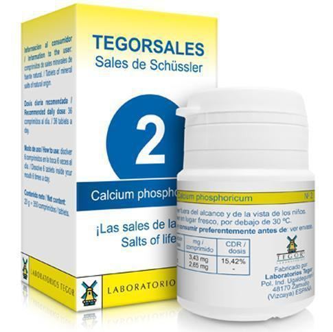 Phosphore Calcium Vitamine D6 Tegorsalesl No. 2 350 Comprimés