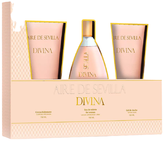 Divina Eau de Toilette Spray Set 150 ml + 3 pièces