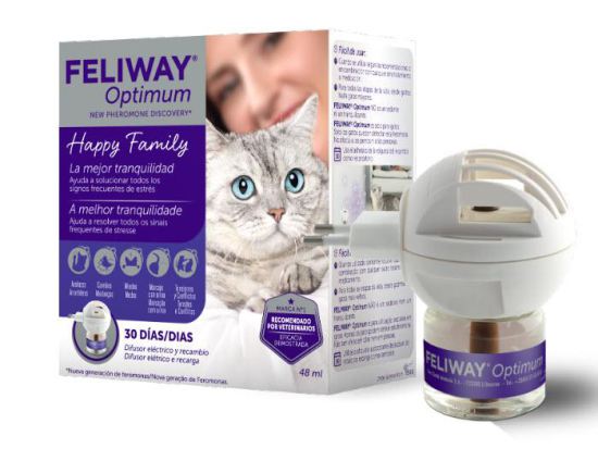 Diffuseur Feliway Optimum + Recharge 48 ml