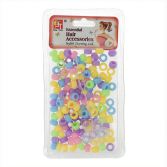 Petites boules de cheveux en plastique multi