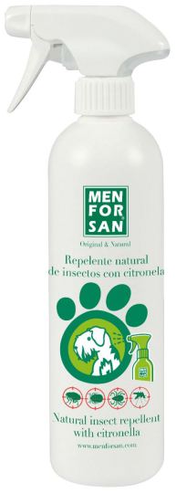 Insectifuge à la citronnelle pour chiens