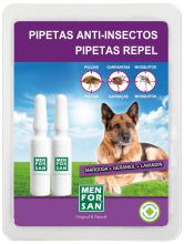 Pipettes anti-insectes pour chiens 2 unités